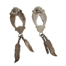 Load image into Gallery viewer, Sterling Feather Earrings