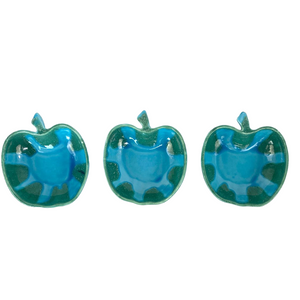 Blue Apple Pottery Bowls