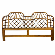 Load image into Gallery viewer, Bent Rattan King Headboard