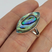Load image into Gallery viewer, Abalone Diamond Statement Ring