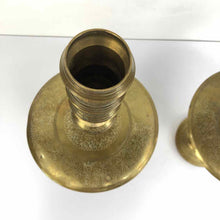 Load image into Gallery viewer, Engraved Brass Candleholders