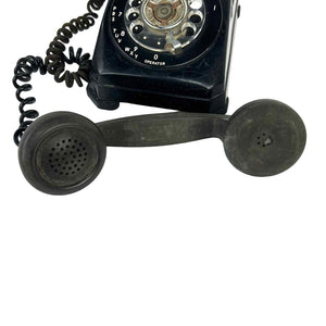 Black Rotary Phone