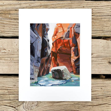 Zion Narrows Landscape Print