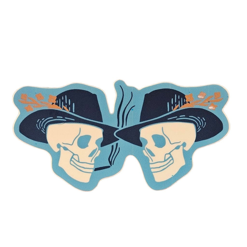 Dead Ringer Cowboy Skulls Sticker