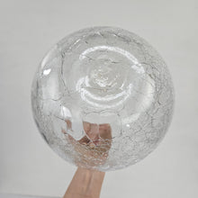 Load image into Gallery viewer, Clear Crackle Glass Vase