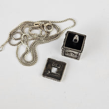 Load image into Gallery viewer, Sterling Prayer Box Necklace