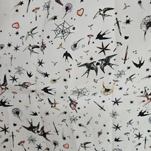 Load image into Gallery viewer, Tattoo Print Silk Dress