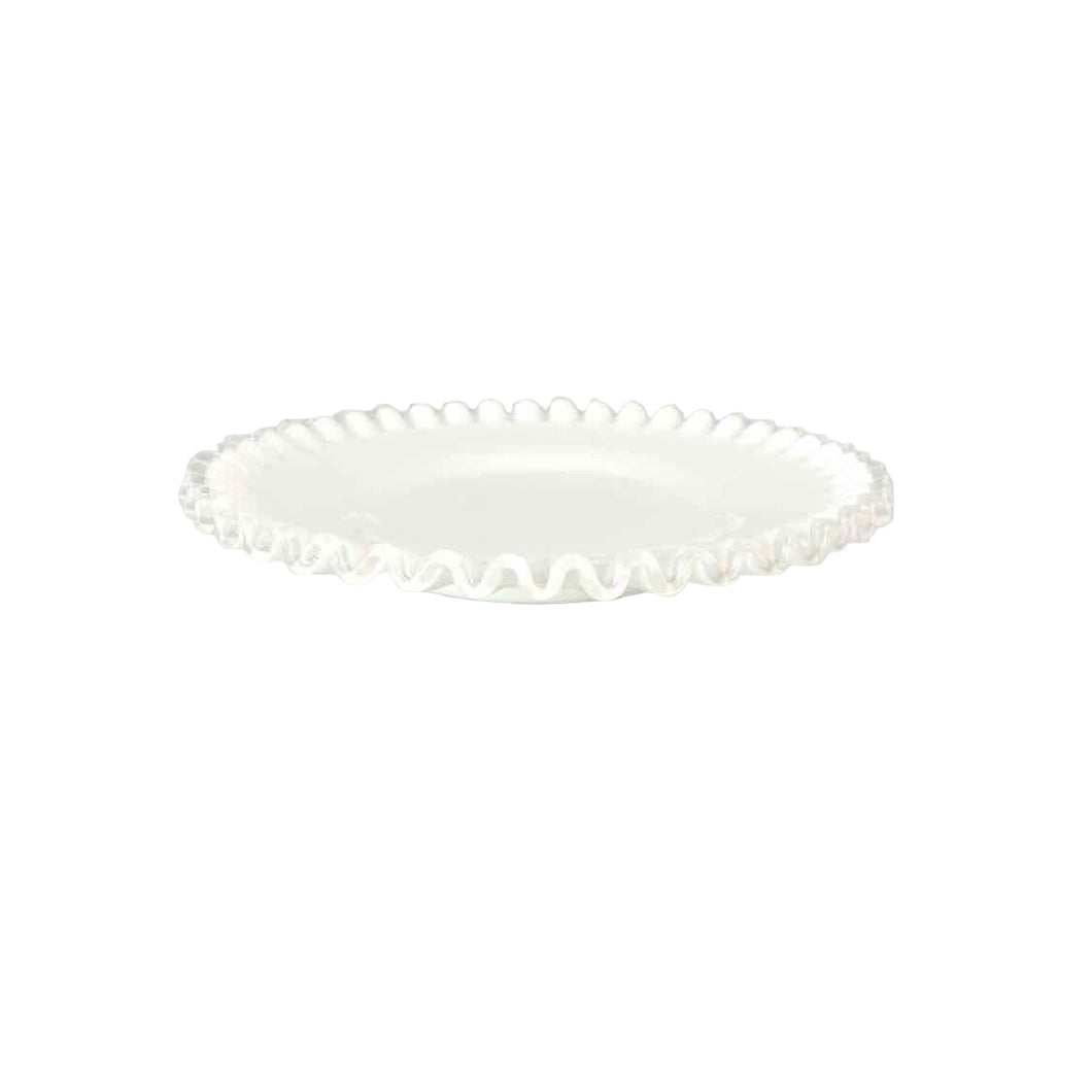 White Milk Glass Plate