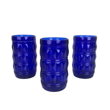 Load image into Gallery viewer, Cobalt Blue Juice Glasses