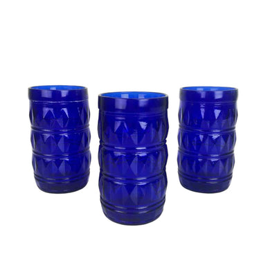 Cobalt Blue Juice Glasses