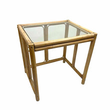 Load image into Gallery viewer, Limed Rattan End Table