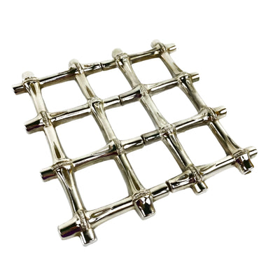 Chrome Bamboo Extendable Trivet