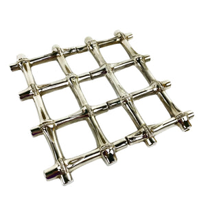 Chrome Bamboo Extendable Trivet