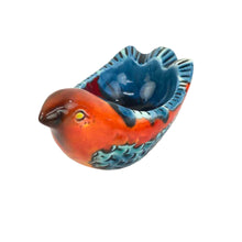 Load image into Gallery viewer, Japanese Pottery Bird Bowl