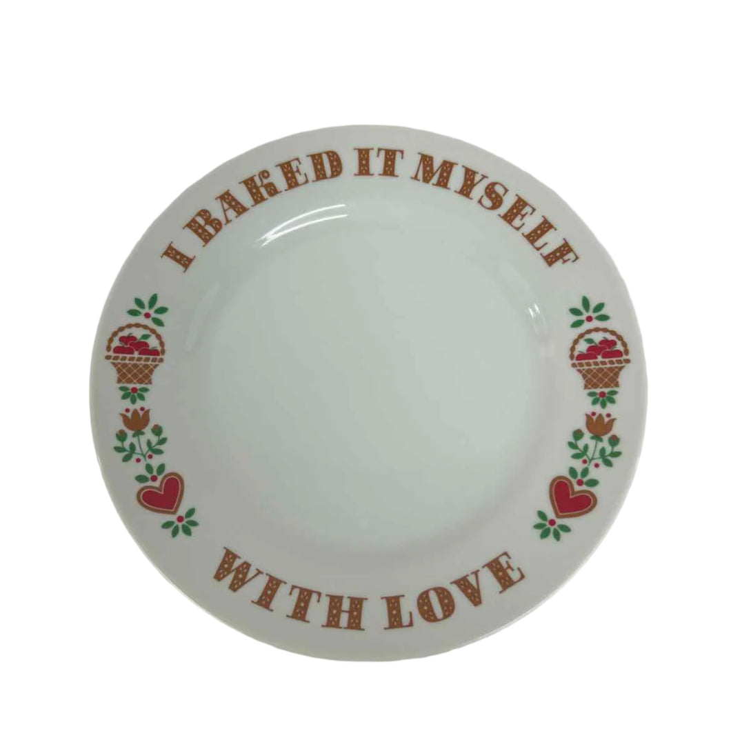 I Baked It Myself Plate