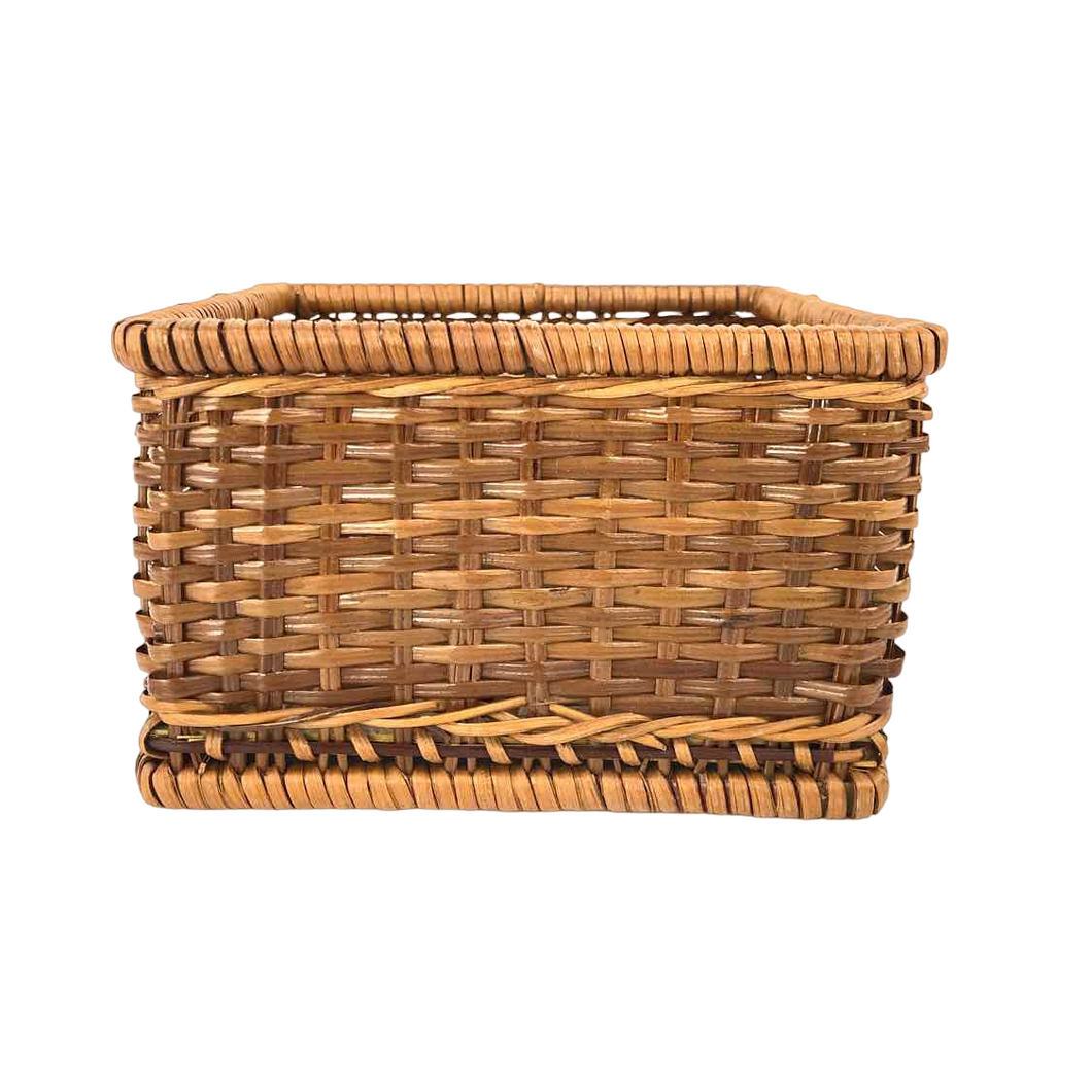 Square Woven Basket Box
