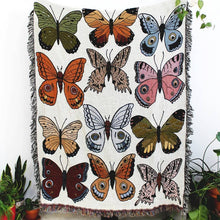 Load image into Gallery viewer, Butterfly Tapestry Blanket