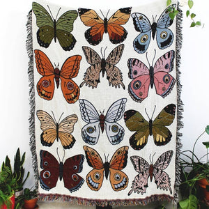 Butterfly Tapestry Blanket