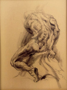 Nude Male Figure Drawing