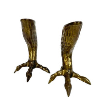 Load image into Gallery viewer, Brass Talon Candleholders