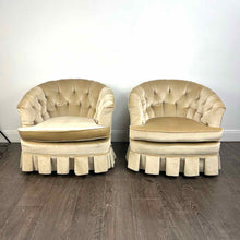Load image into Gallery viewer, Beige Velvet Chairs