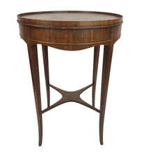 Load image into Gallery viewer, Round Mahogany End Table