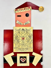 Load image into Gallery viewer, Hand Painted Santa Cutout
