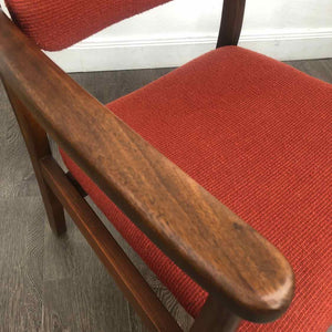 Modern Walnut Arm Chair
