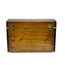 Load image into Gallery viewer, Hand Painted Wooden Trunk