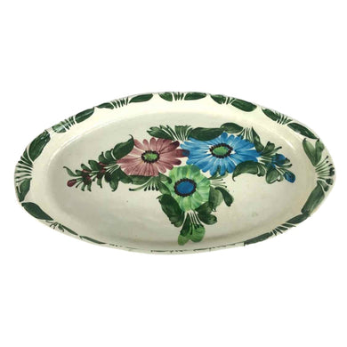 Floral Mexican Pottery Platter