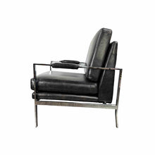 Load image into Gallery viewer, Chrome &amp; Vinyl Chair