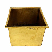 Load image into Gallery viewer, Hammered Brass Planter