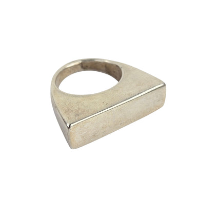 Modern Sterling Silver Ring