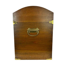 Load image into Gallery viewer, Hand Painted Wooden Trunk