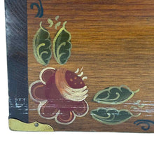 Load image into Gallery viewer, Hand Painted Wooden Trunk