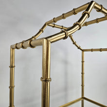 Load image into Gallery viewer, Gold Metal Rattan Shelf