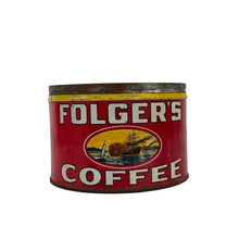Load image into Gallery viewer, Folgers Coffee Tin Planter