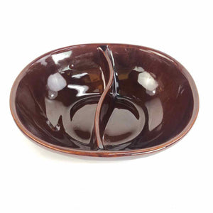 Divided Pottery Bowl