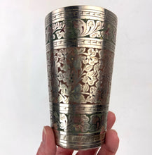 Load image into Gallery viewer, Engraved Brass Lassi Tumbler