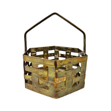 Load image into Gallery viewer, Woven Brass Basket