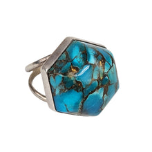 Load image into Gallery viewer, Sterling &amp; Turquoise Statement Ring