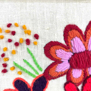 Flower Power Embroidery Art