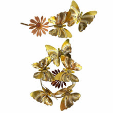 Load image into Gallery viewer, Vintage Butterfly Wall Sculpture