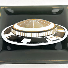 Load image into Gallery viewer, Astrodome Smoky Glass Plate