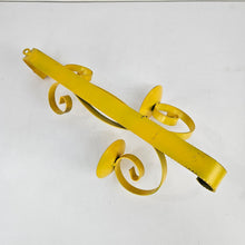 Load image into Gallery viewer, Yellow Iron Sconce Candleholder