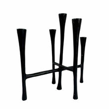 Load image into Gallery viewer, Black Metal Candleholder