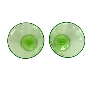 Uranium Glass Parfait Cups