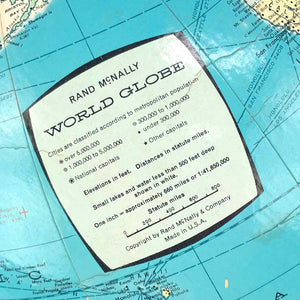 Vintage World Globe