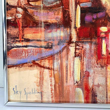 Load image into Gallery viewer, Modern Abstract Boats Painting