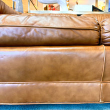 Load image into Gallery viewer, Camel Leather Sofa